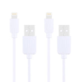 2 PCS HAWEEL 1m High Speed 8 pin to USB Sync and Charging Cable Kit for iPhone, iPad, 2pcs